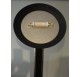 Vintage black and gold floor lamp by Relco, Milano