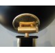 Vintage black and gold floor lamp by Relco, Milano