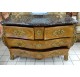 Louis XV curved chest of drawers, tomb shape