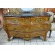 Louis XV curved chest of drawers, tomb shape