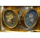 Jewelry box signed Tahan with flower miniatures