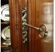 Curved two part buffet, in solid mahogany from 18th century