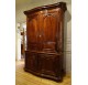 Curved two part buffet, in solid mahogany from 18th century