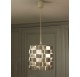 Aluminum hanging light by Max Sauze