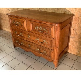 Norman oak chest of drawers, Regency period