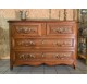 Norman oak chest of drawers, Regency period