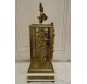 Louis XVI style cage clock in gilded bronze by Vincenti ​