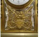 Louis XVI style cage clock in gilded bronze by Vincenti ​