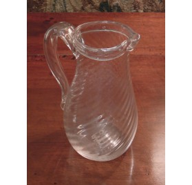 Water pitcher Norman glass, end of 18th c.