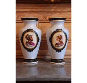 Pair of porcelain vases - Napoleon III