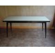 Vintage Tolix large refectory table, Formica top