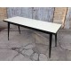 Vintage Tolix large refectory table, Formica top