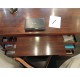 Scandinavian rosewood palisander & aluminium desk