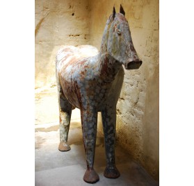 Sculpture: big stylized horse, Art Deco or Modernist