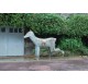Sculpture : grand cheval stylisé Art-Déco ou moderniste