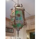 Hexagonal lantern wrought iron by Bodart,19th (1878)