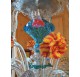 5 arms Murano glass chandelier