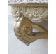 Italian 5 feet console, in gilded wood