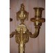 Gilt bronze wall sconces, 18th century