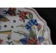 Rouen faience plate, 18th century