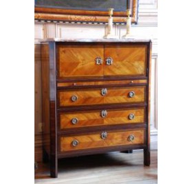 Small chest of drawers and secretary Louis XVI