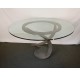 Dining table 'Metal Flower' by Maurice Barilone, Roche Bobois ed.