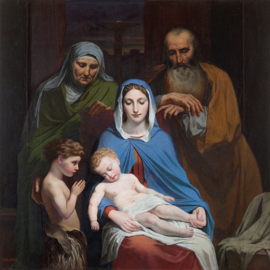 Sainte Famille, par Emile Signol, 1859, église de Bény-sur-Mer (Calvados)© Région Basse-Normandie - Inventaire général P. Merre