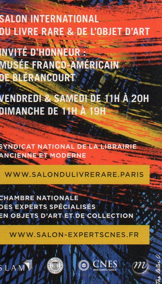 Programme du 7 au 9 avril 2017 au Grand Palais à Paris.