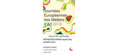 Journées Européennes des Métiers d'art 2019